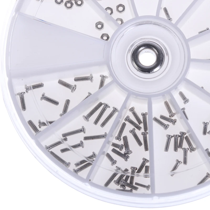 Набор винтов и гаек комплект из 1 коробки для ремонта очков солнцезащитных часов