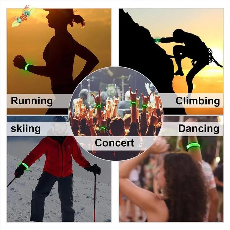 

Night Running LED Armband USB Charging Reflective Safety Belt Arm Strap Outdoor Cycling Jogging Warning Wristband Safety Light