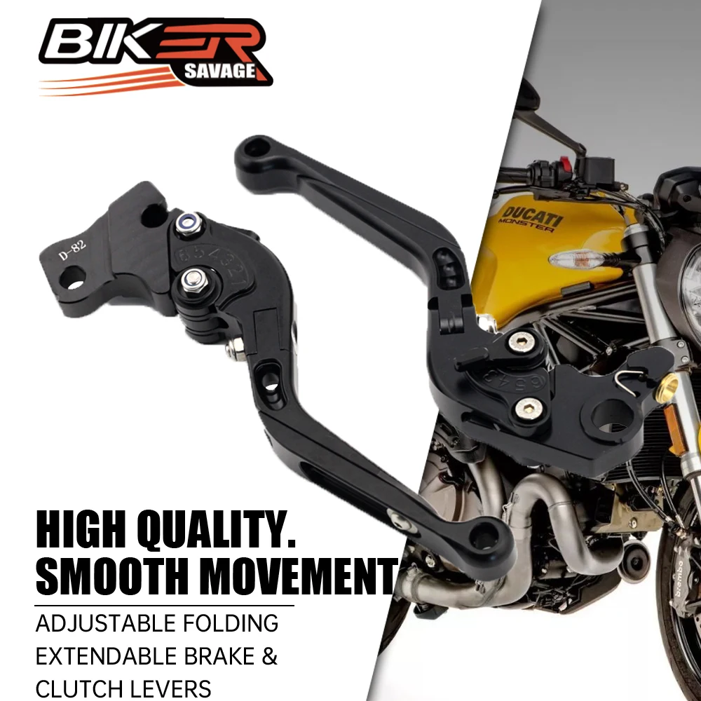 

Brake & Clutch Levers Adjustable Folding Extendable Motorcycle For DUCATI MONSTER 797 821 Hypermotard 820 939 Multistrada 950 S