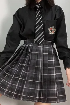 

arrival Harajuku Women Fashion Skirts Cute Black Red Pleated Skirt Punk Style High Waist Female Mini Short Skirt 4XL