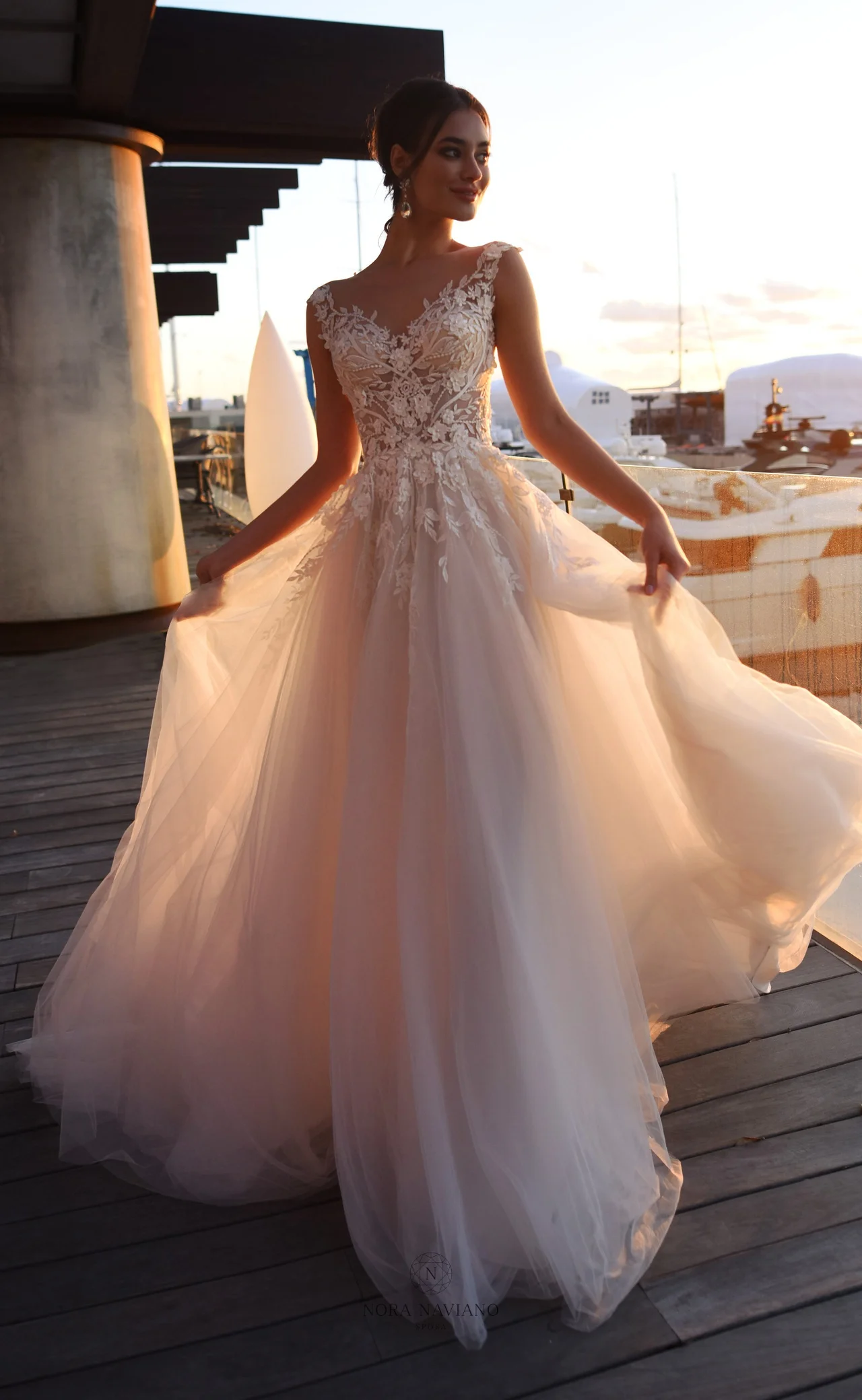 

свадебное платье Bew Style Long Wedding Dress 2020 O-Neck Sleeveless A-Line Appliques Tulle Bride Gowns Robe de mariee