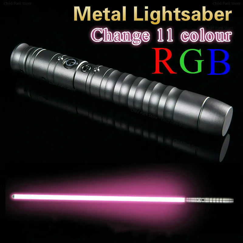 

Lightsaber Cosplay Change 11 Colour Luke Light Saber Laser Force Fx Heavy Dueling Loud Sound 85cm