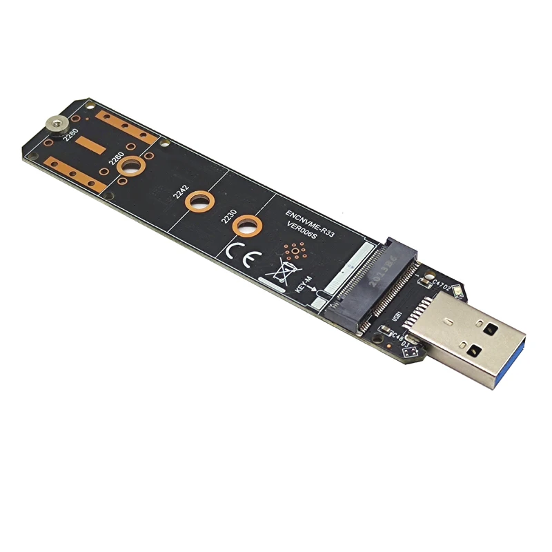 Двойной протокол M.2 NVME к USB 3.1SSD адаптер M2 SSD NGFF конвертер карты 10 Гбит/с USB3.1 Gen 2 для