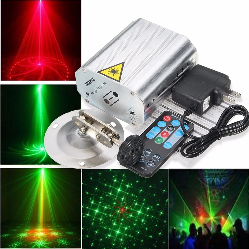 

Миниатюрный светодиодный сценисветильник RGB проектор, лазерный прожектор с регулировкой светового эффекта, лампа для диджея, дискотеки, ве...