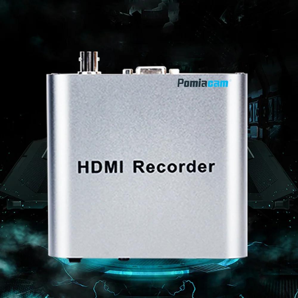 1080P 720P HDMI Recorder USB2.0 VGA-to-usb HDMI Cvbs Video Recording Box 4/6/8Mbps Games Video Recorder for Phone,camera,TV-box