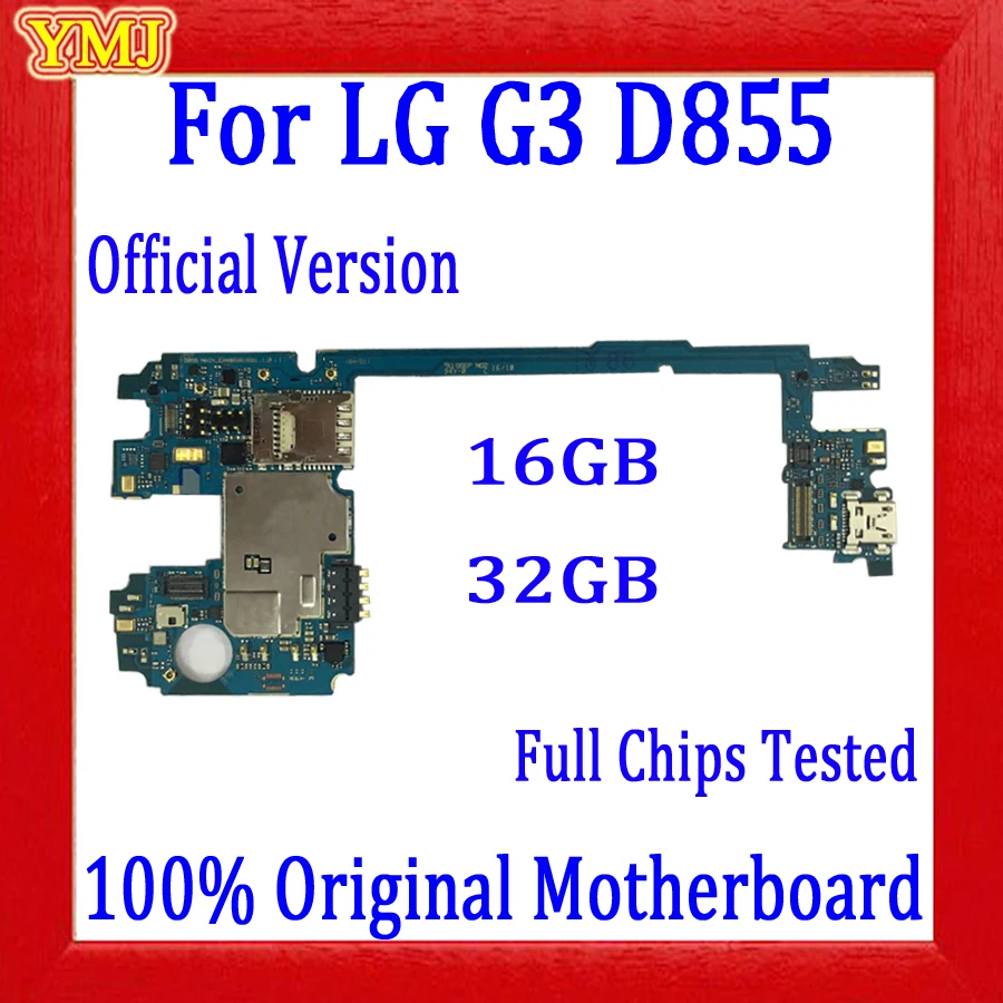16 Гб/32 ГБ с полными чипами для материнской платы LG G3 D855 100% Оригинальный