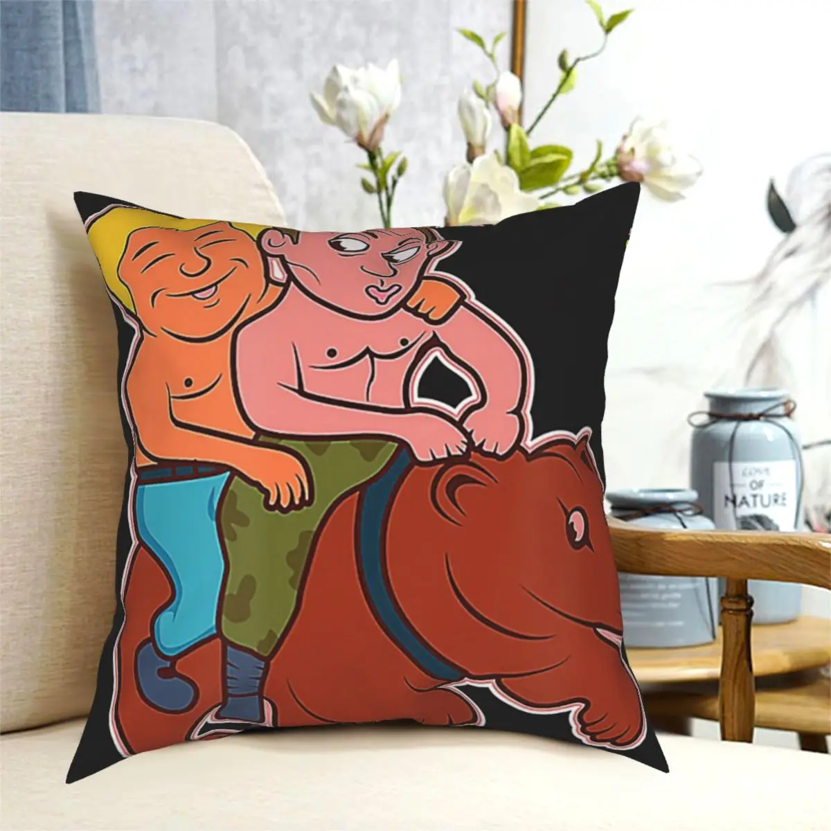 

Vladimir Putin Throw Pillow Cushion Cover Decorative Pillowcases Case Home Sofa Cushions 40x40,45x45cm(Double Sides)