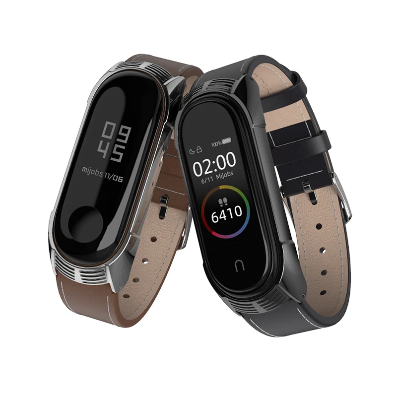 Браслет из натуральной кожи для mi Band 4 ремешок для Xiaomi mi Band 4 correa mi band 3 ремешок TF стиль смарт ремешок для часов аксессуары