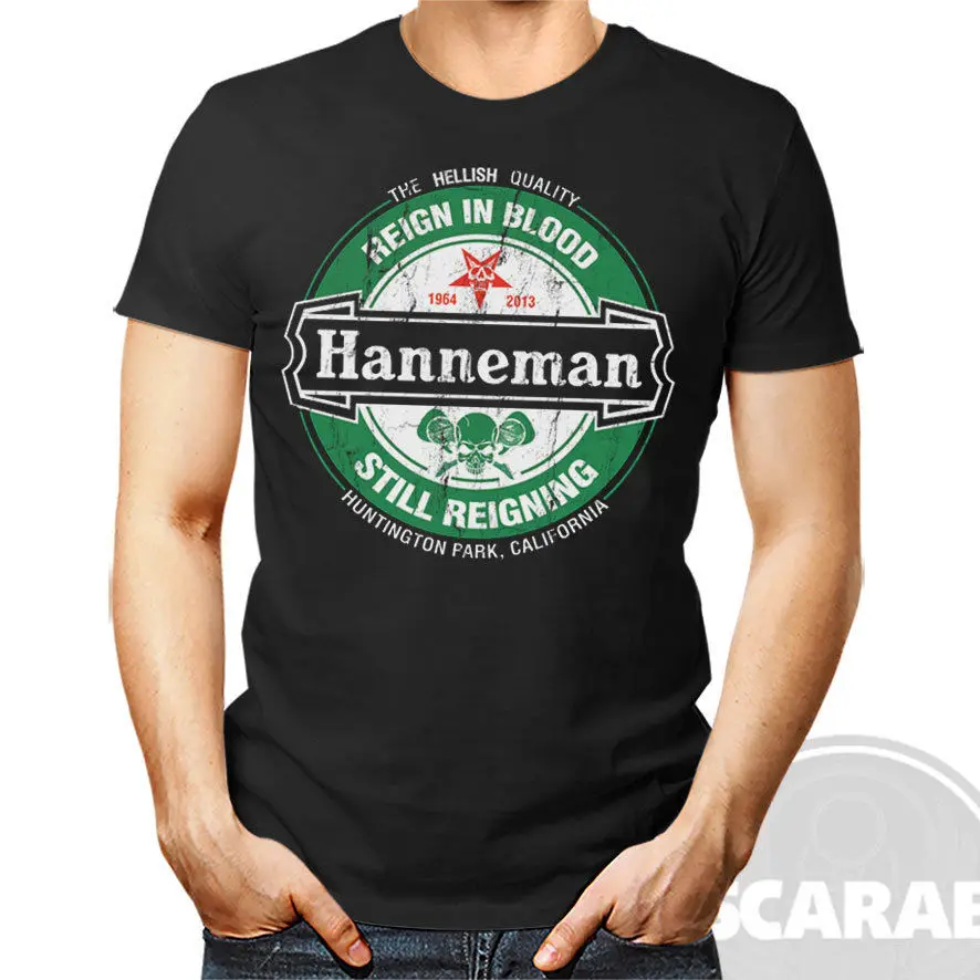 

JEFF HANNEMAN unisex T Shirt - Slayer Still Reigning Raining Reign in Blood tee Summer New Men Cotton T-Shirt top tee
