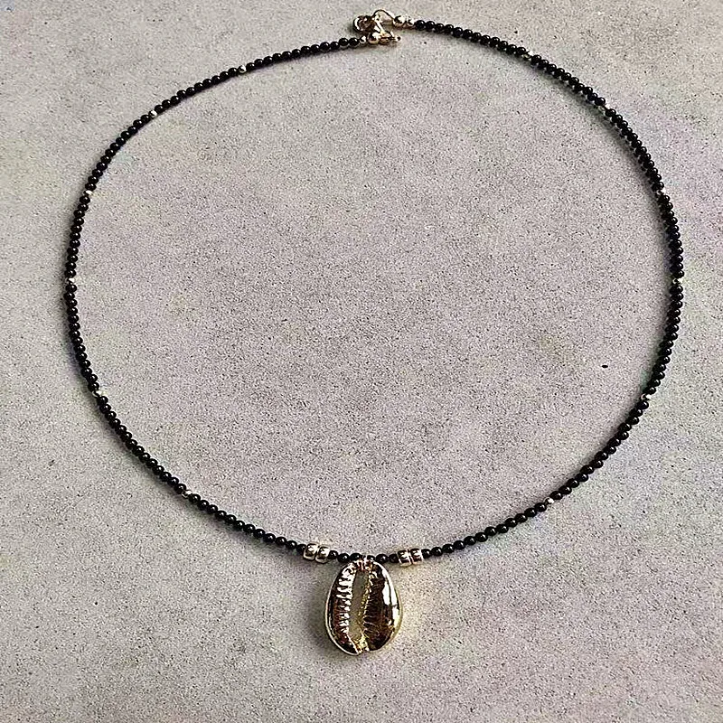 Разноцветный бисер в виде ракушки чокер женский натуральный Каури Bib Collier Femme богемное эффектное винтажное Collare Прямая поставка Новинка