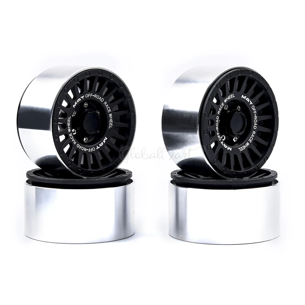 4 шт. 2 дюймовое металлическое колесо для 1/10 Rc гусеничного транспортного средства