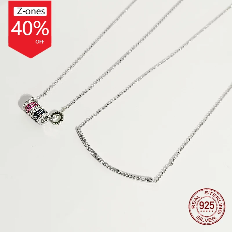 

women smile shape 925 sterling silver pendant adjustable Monaco jewelry fashion trend