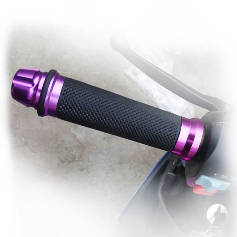 

Motorcycle Modification Accessories Aluminum Alloy Throttle Grip Cover Motorcycle Handle Protection Cover Handle Rubber Cover