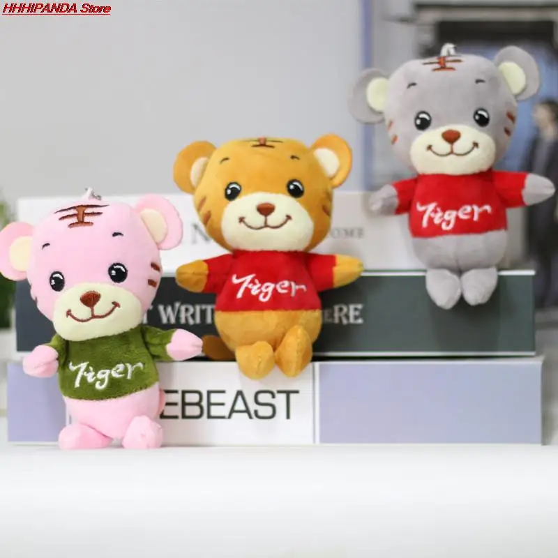 

2022 Новый тигр, мягкая плюшевая игрушка, подвеска, подарок, брелок, кукла Тигр, плюшевая игрушка, подарки для детей