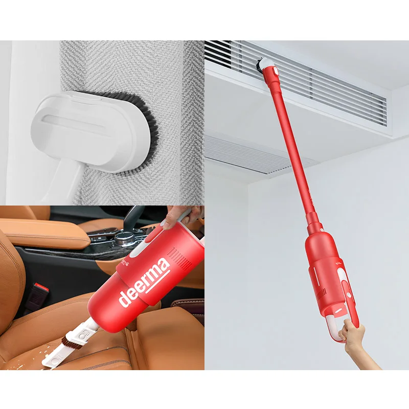 Deerma VC21 Handheld Wireless Vacuum Cleaner 5500pa Suction light weight Aspirator Machine Low Noise | Бытовая техника