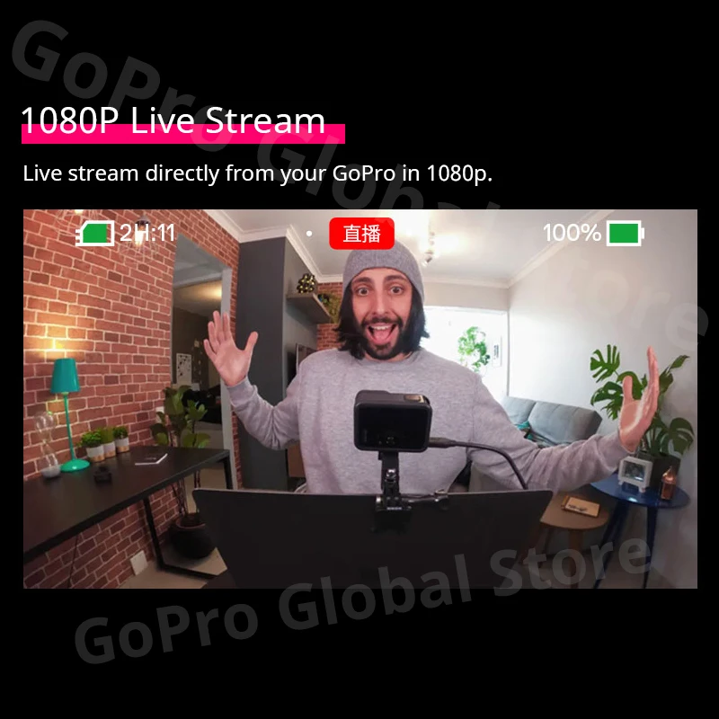 GoPro HERO 9 черная подводная Экшн-камера 4K 5K с цветным передним экраном Спортивная