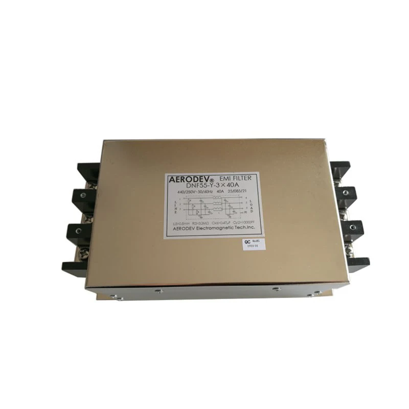 Aerodev фильтр источника питания DNF55-Y-3x40A трехфазный EMI 40A 440V 50-60Hz | Обустройство дома