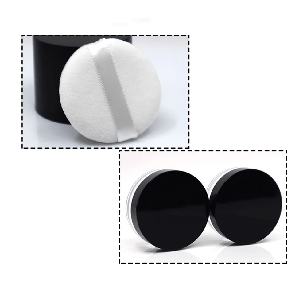 

1pcs 10g/20g Portable Empty Loose Powder Box Clear Reusable Makeup Face Cream Handheld Portable Travel Cosmetic Container