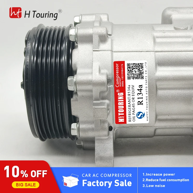 Компрессор переменного тока SD7B10 7B10 для Volkswagen Polo 6N0820803A 6N0820803AX DCP32007 8FK351128031 TSP0155057 7158