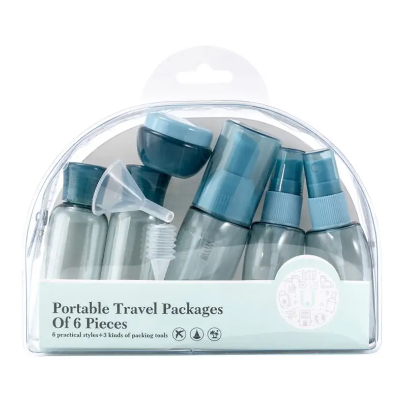 

6 Pack Travel Bottles Set