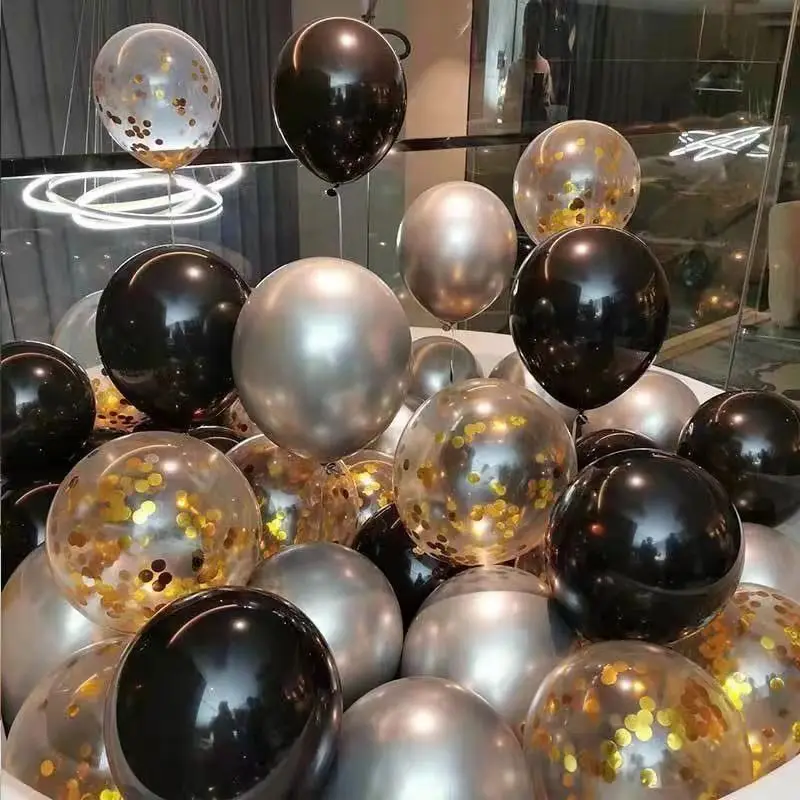 20Pcs Mixed Gold Confetti Balloons Birthday Party Decoration Metal Chrome Balloon Air Ball Birthday Ballon Party Decor Baloon
20Pcs Mixed Gold Confetti Balloons Birthday Party Decoration Metal Chrome Balloon Air Ball Birthday Ballon Party Decor Baloon