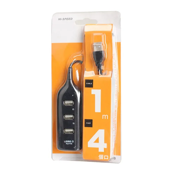 4 порта USB 2,0 высокоскоростной мини-концентратор разъем док-станция для портативных ПК JHP-лучший