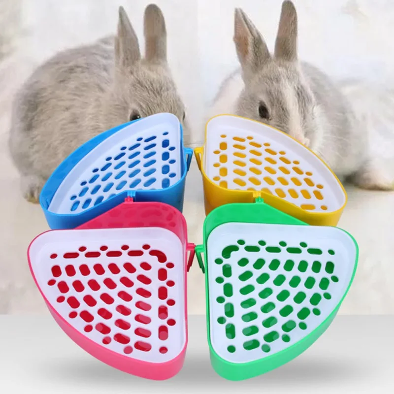 

Small Pet Corner Litter Box Pet Toilet Potty Training Basin for Hamster Rabbit Hedgehog Chinchilla Pet Cleaning Storage Tray
