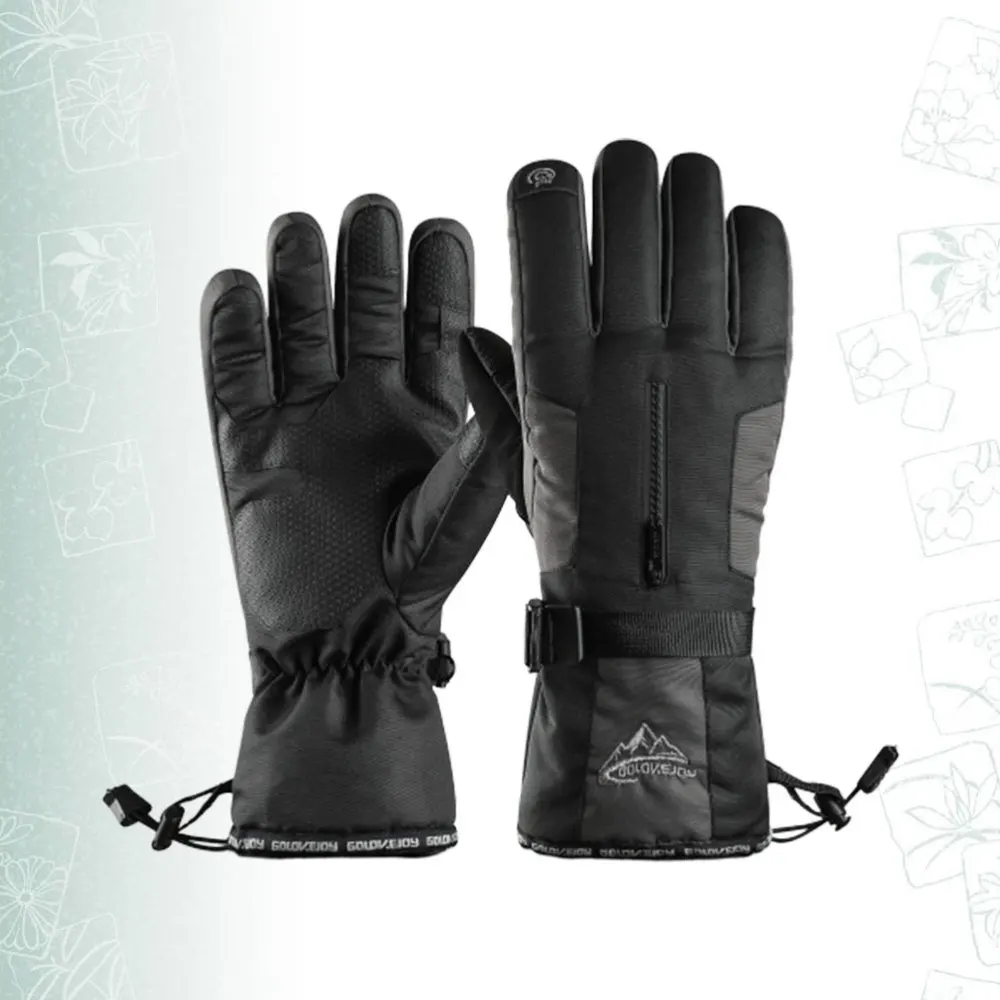 

1 Pair Useful Touch Screen Cold Weather Windproof Warm Glove for Outdoor Sports Cycling Hiking Running Climbing (Black,