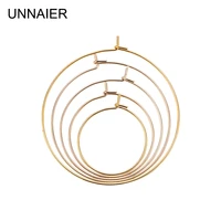 unnaier clip on hoop for women parts diy jewelry charm for making findings materials accessories supplies