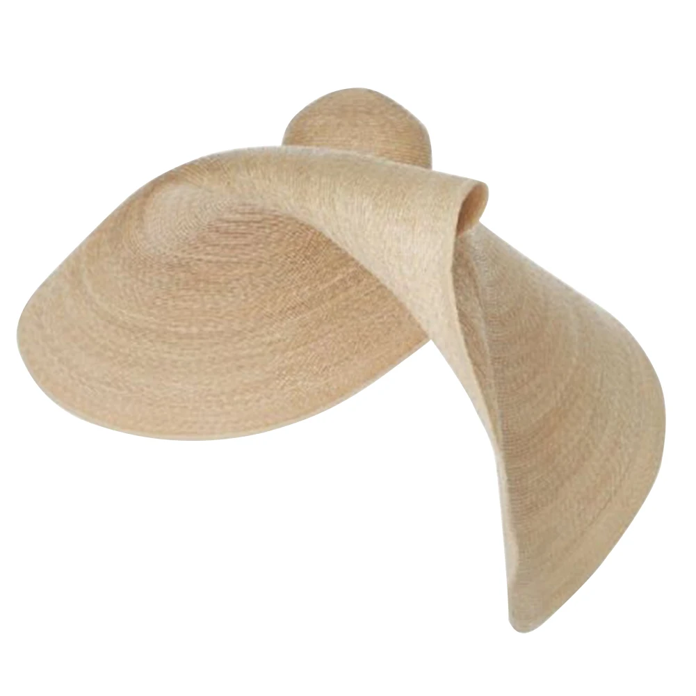 

80cm Summer Simple Large UV Protection Women Sun Hat Straw Beach Travel Solid Fashion Wide Brim Foldable Outdoor Decoration