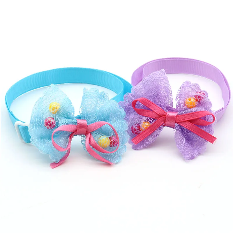 30/60 шт. Домашний питомец собака уход продукт пряжа бант для небольшой Средний