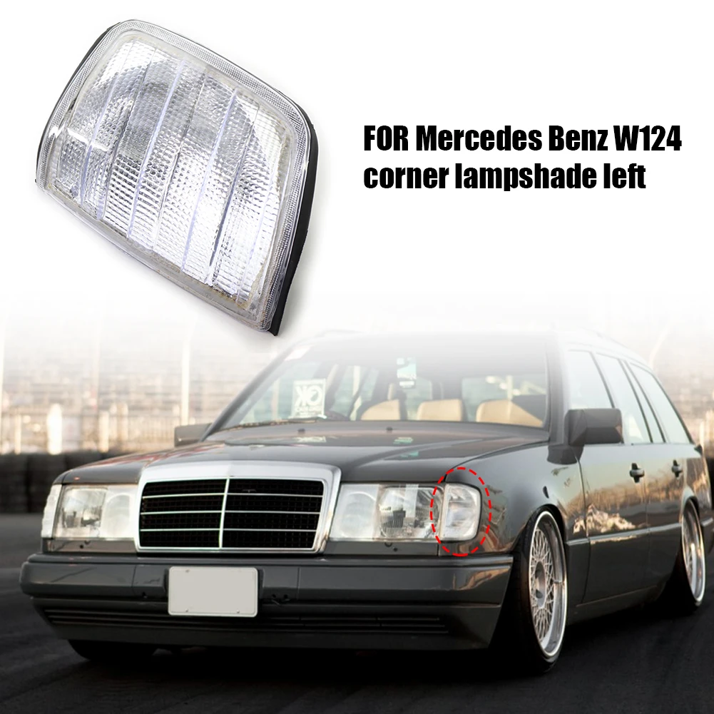 Прозрачный угловой указатель поворота без лампы левый углосветильник