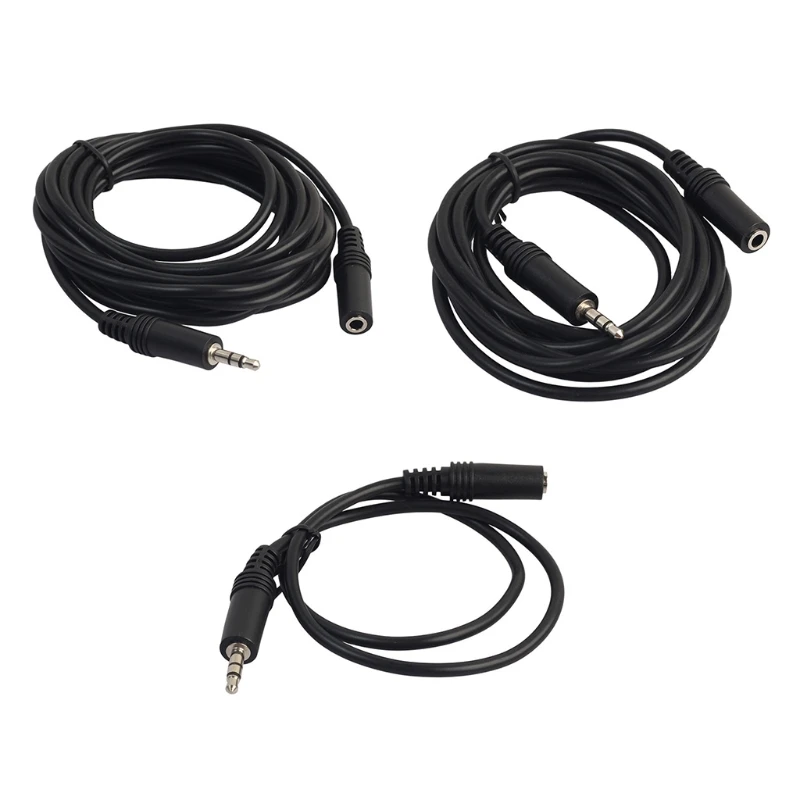 

R91A 1/2/3meter Computer Microphone Extension Cord 3.5mm TRS Male to 3.5mm TRS Female Microphone Cables