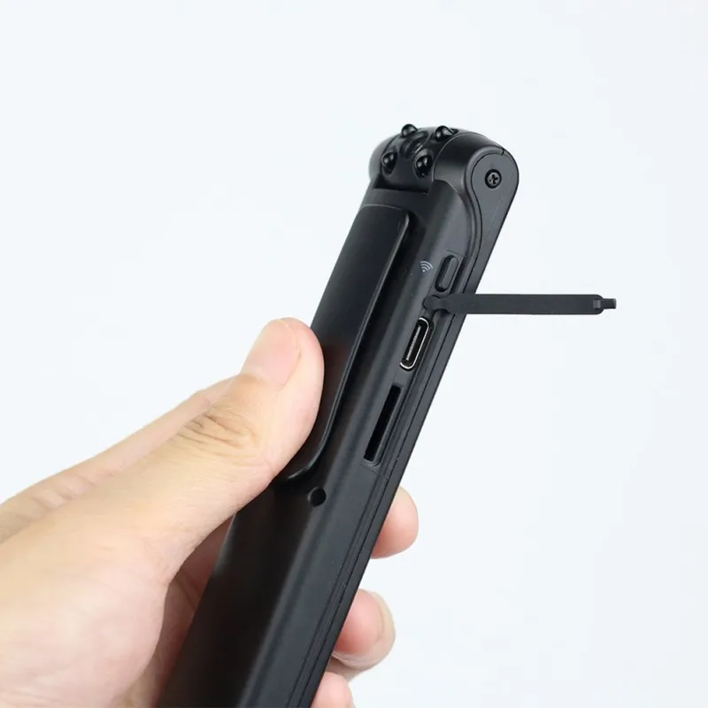 

Wireless HD 1080P Rotating 180 Degree Camera Photography Portable Infrared Night Vision Law Enforcement Recorder WIFI Device