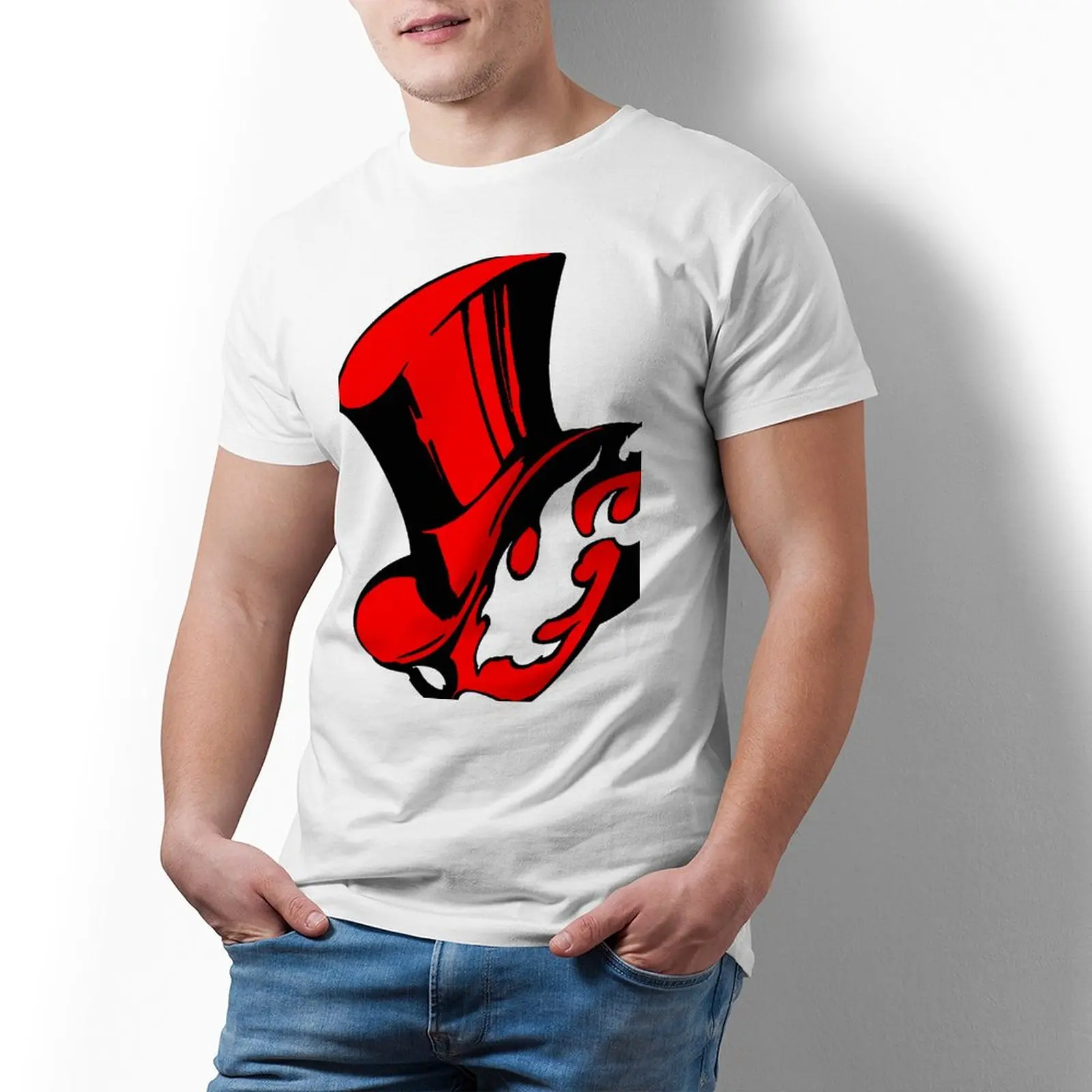 

Persona T Shirt Man Awesome 100 Percent Cotton Print Tee Shirt Short-Sleeve Summer T-Shirt 3xl