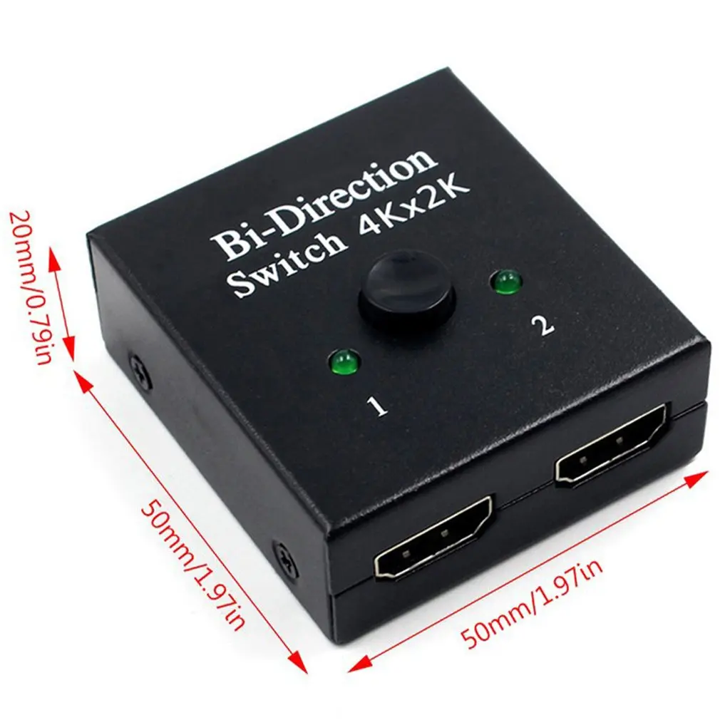 

Hdmi 2.0 Intelligent Bi-Direction Switcher 2X1 1X2 Ultra Hd 4K 4K Bidirectional Hdmi 2.0 Hub Hdcp Hdcp 3D 1080P Resolution 4K