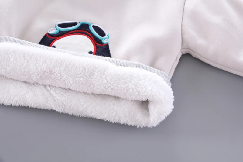 Комплект теплой зимней одежды для маленьких девочек IENENS толстовка с мультяшным