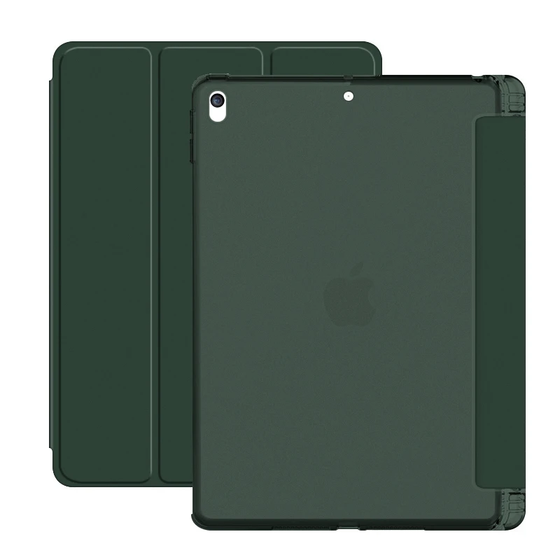 Для iPad Pro 10,5 чехол с карандашом для iPad Air 3 чехол, GOOJODOQ ультра тонкий легкий чехол для iPad Air 3 Чехол - Цвет: Зеленый