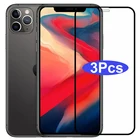 Защитное стекло 9H для iPhone X XR XS Max 11 12, пленка для экрана из закаленного стекла для iPhone 12, 11 Pro Max, 12 mini, 3 шт.лот