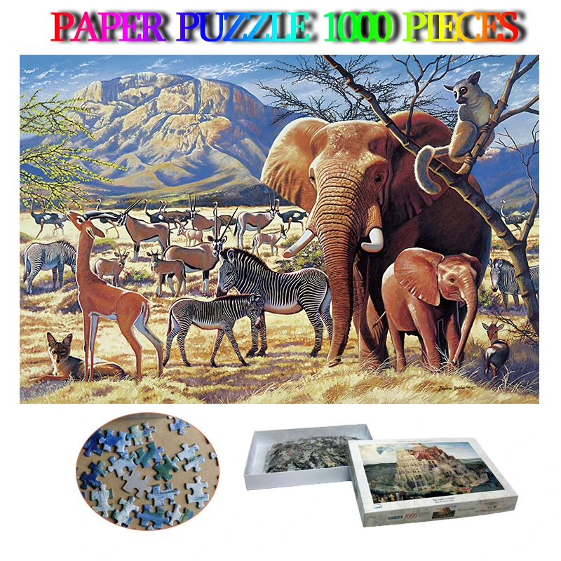 

Пазл-головоломка Savanna Sunrise 1000 шт., 1000 шт.
