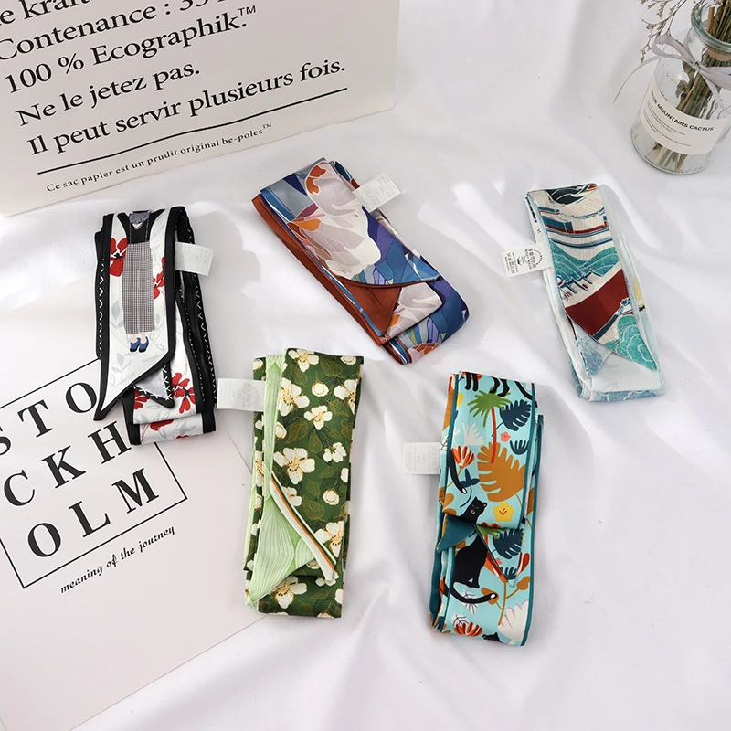 Шарфы 200 см маленький длинный узкий модный шарф на весну и осень Летний Тонкий