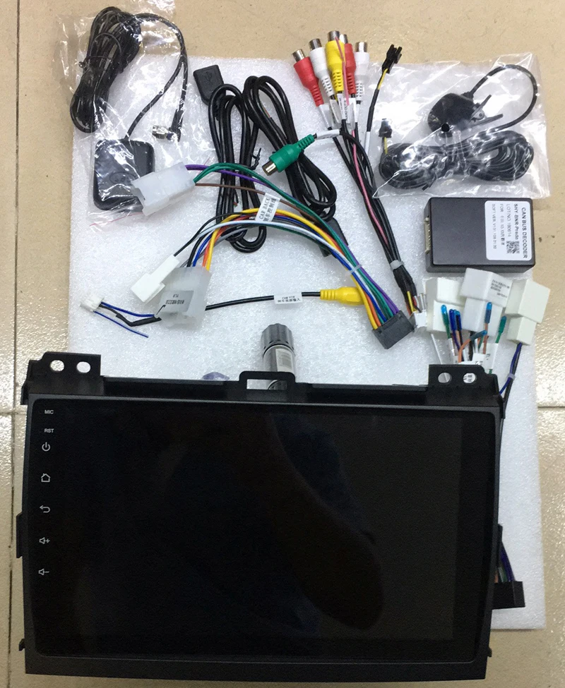 9 дюймов Android 10 автомобильный DVD мультимедийный плеер GPS для Toyota land cruiser prado 120 2004-2009