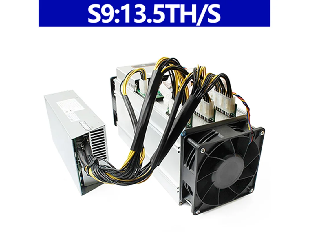 Биткойн Майнер Bitman AntMiner S9j 13.5-14TH/S BTC ASIC с Bitmain источником питания дешевле