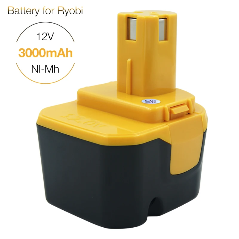 3000 мА/ч 12V сменный никель-металлогидридный аккумулятор Батарея для Ryobi Мощность