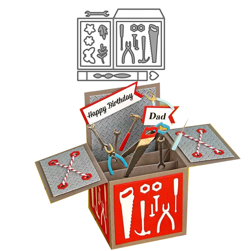 Металлические штампы JC для скрапбукинга ящик инструментов форма трафарет