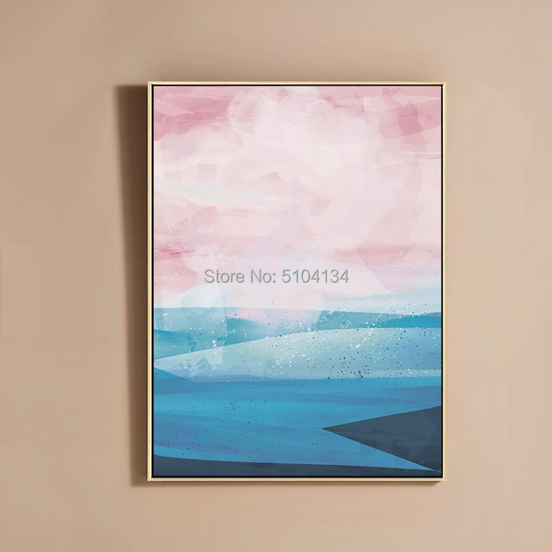 Простой дизайн художника ручная роспись геометрические картины маслом на холсте