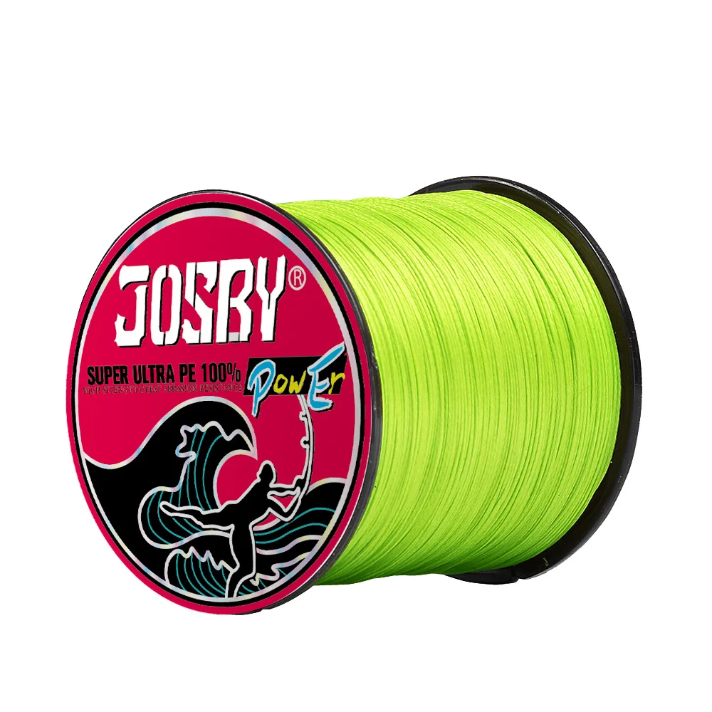 JOSBY 300M 500M 1000M  8 Strands 10-78LB New PE Braided Fishing Wire Multifilament Super Strong Fishing Line Japan Multicolour