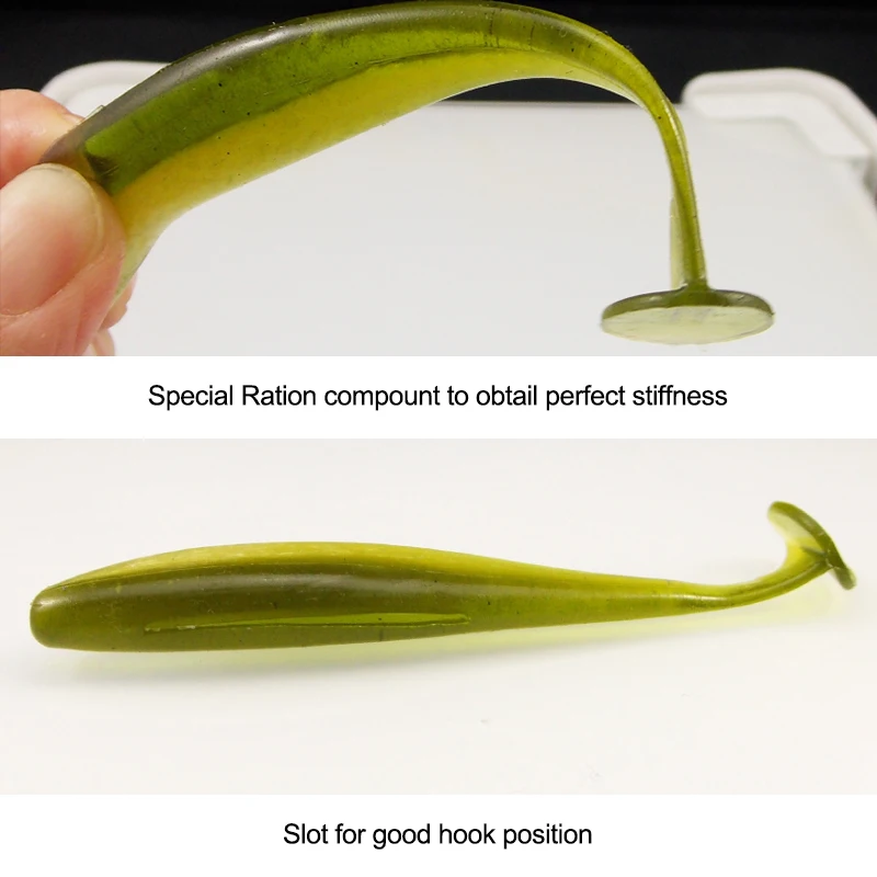 ESFISHING 50mm 76 100 125 150 180mm ES Easy Shiner Isca Artificial Silicone Pesca Fishing Lure Soft Baits Tackle Free shipping