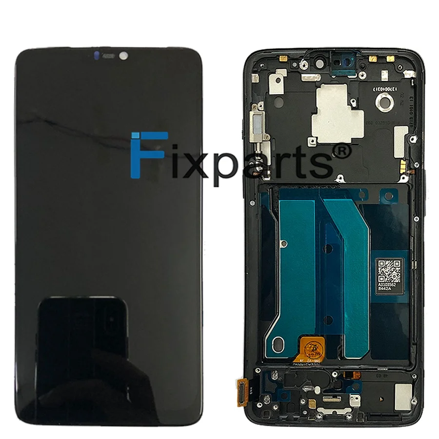 TFT ЖК дисплей для Oneplus 6 кодирующий преобразователь сенсорного экрана в сборе