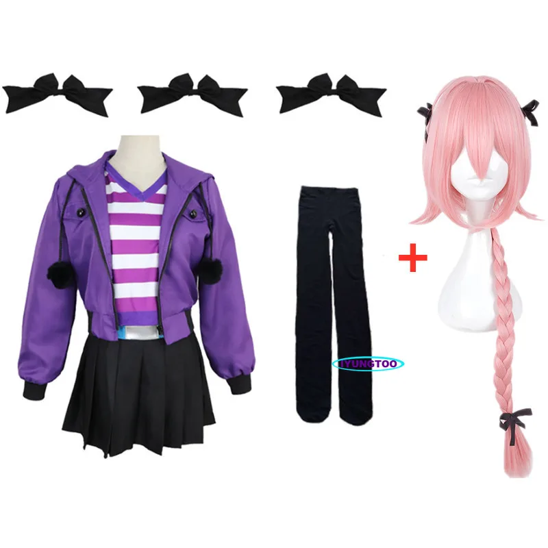 

Fate Apocrypha Astolfo костюмы для косплея, повседневное пальто, униформа аниме на Хэллоуин, полные комплекты